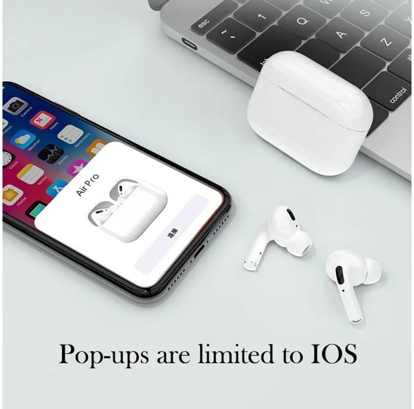 Airpods Air Pro 3rd Gen TWS (True Wireless Stereo) Bluetooth Earbuds Dual Earphones Headset.